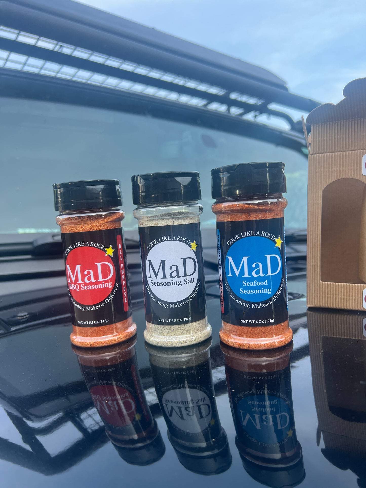 MaD Seasoning "The Freedom Pack"....Three of the most popular flavors of MaD